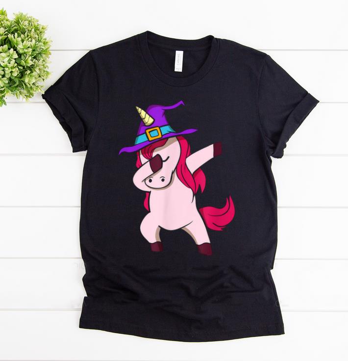 Hot Unicorn Halloween Dabbing Witch shirt 1 - Hot Unicorn Halloween Dabbing Witch shirt