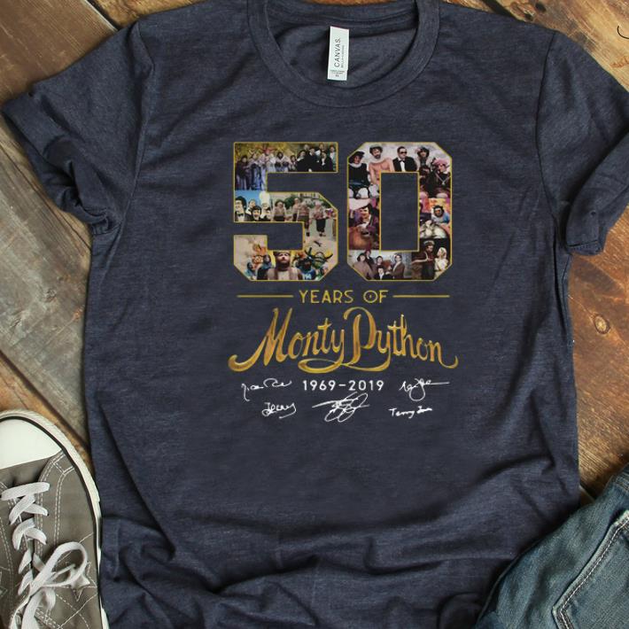 Nice 50 Years Of Monty Python 1969 2019 Signature shirt 1 - Nice 50 Years Of Monty Python 1969 2019 Signature shirt