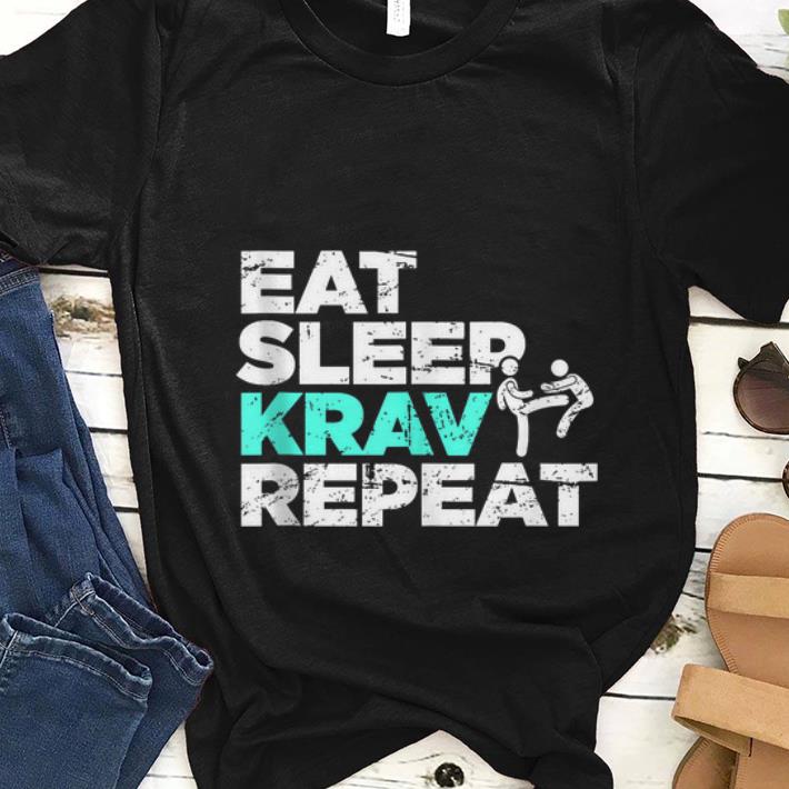 Nice Eat Sleep Krav Repeat shirt 1 - Nice Eat Sleep Krav Repeat shirt