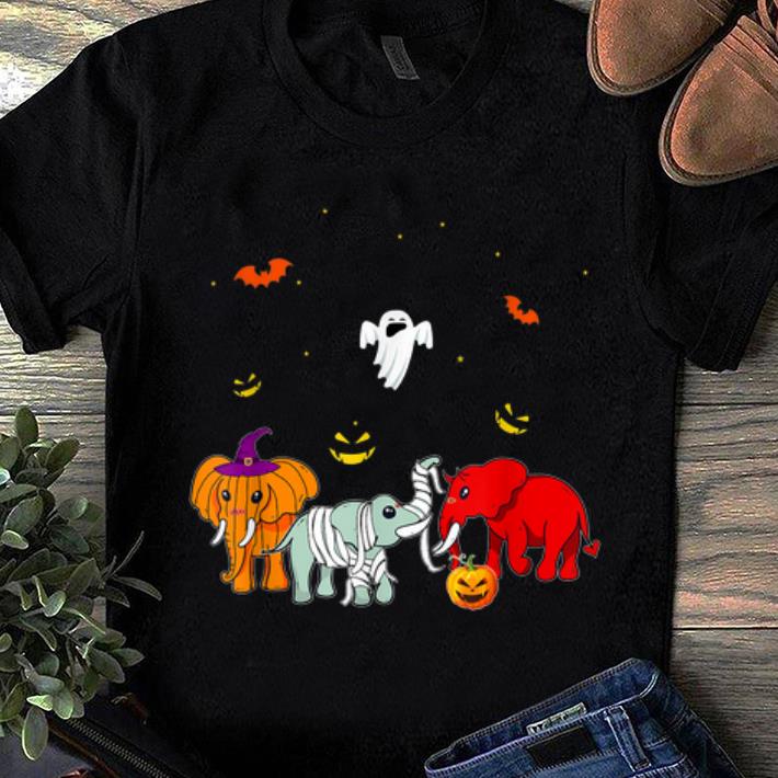 Nice Elephant Tee has Devil Mummy with Pumpkin in Halloween Gift shirt 1 - Nice Elephant Tee has Devil, Mummy with Pumpkin in Halloween Gift shirt