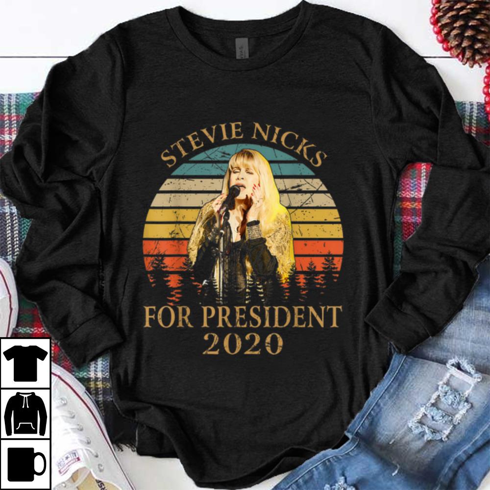 Nice Vintage Retro Stevie Nicks For President 2020 shirt 1 - Nice Vintage Retro Stevie Nicks For President 2020 shirt