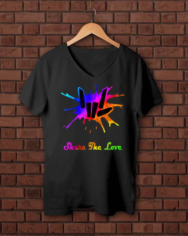 Nice Water Color Share The Love Cute Fingers shirts 1 - Nice Water Color Share The Love Cute Fingers shirts