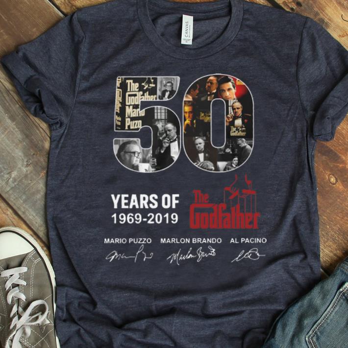 Official 50 Years Of The Godfather 1969 2019 Signatures shirt 1 - Official 50 Years Of The Godfather 1969-2019 Signatures shirt
