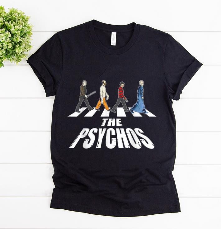 Official Abbey Road The Psychos Horror Character shirt 1 - Official Abbey Road The Psychos Horror Character shirt