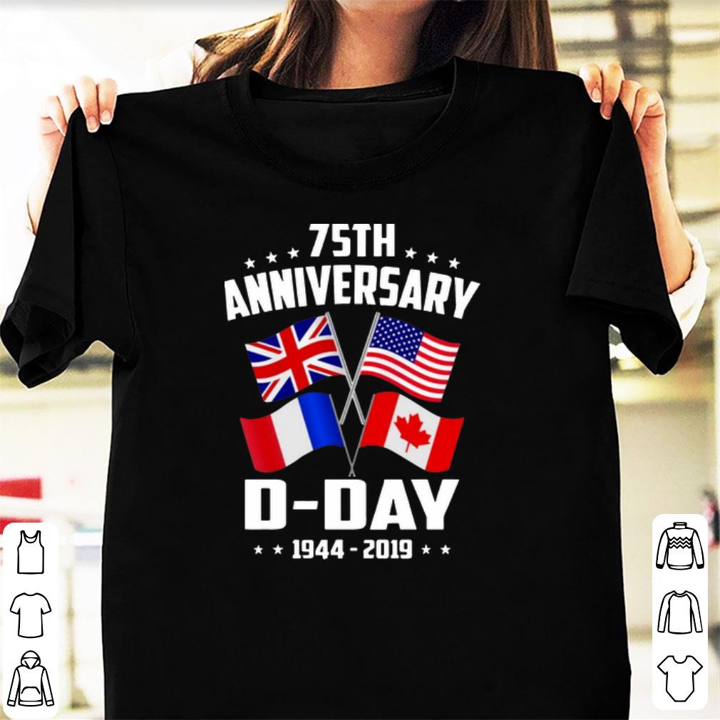 Official D Day 1944 2019 75th Anniversary shirt 1 - Official D-Day 1944-2019 75th Anniversary shirt