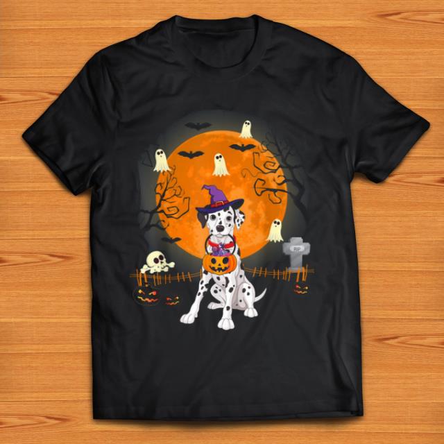 Official Dalmatian Dog Witch Halloween Pumpkin Halloween shirt 1 - Official Dalmatian Dog Witch Halloween Pumpkin Halloween shirt