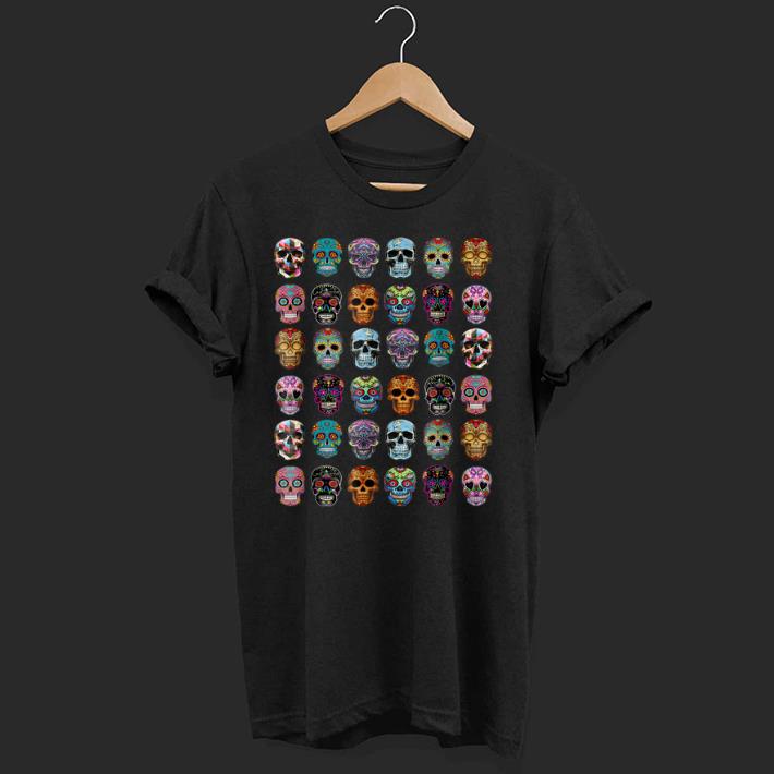 Official Day Of The Dead Sugar Skulls 2019 Halloween shirt 1 - Official Day Of The Dead Sugar Skulls 2019 Halloween shirt