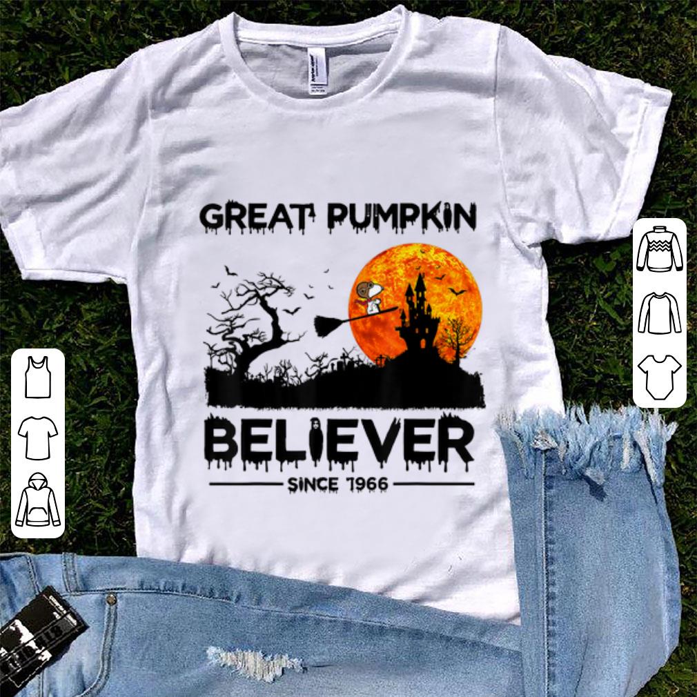 Official Great Pumpkin Believer Since 1966 Snoopy Witch shirt 1 - Official Great Pumpkin Believer Since 1966 Snoopy Witch shirt