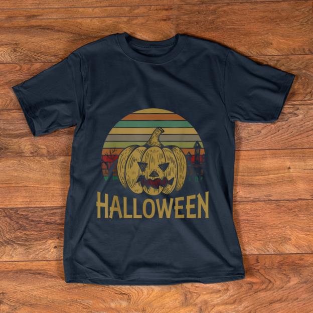 Official Halloween Pumpkin Vintage With Castle Costume Gift shirt 1 - Official Halloween Pumpkin Vintage With Castle, Costume Gift shirt