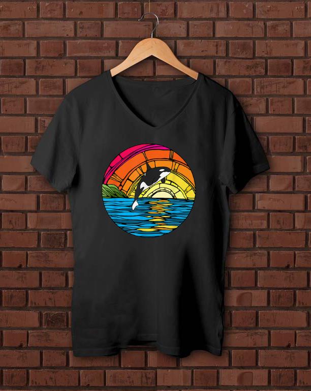 Official Orca Tees Killer Whale Stained Glass shirts 1 - Official Orca Tees Killer Whale Stained Glass shirts