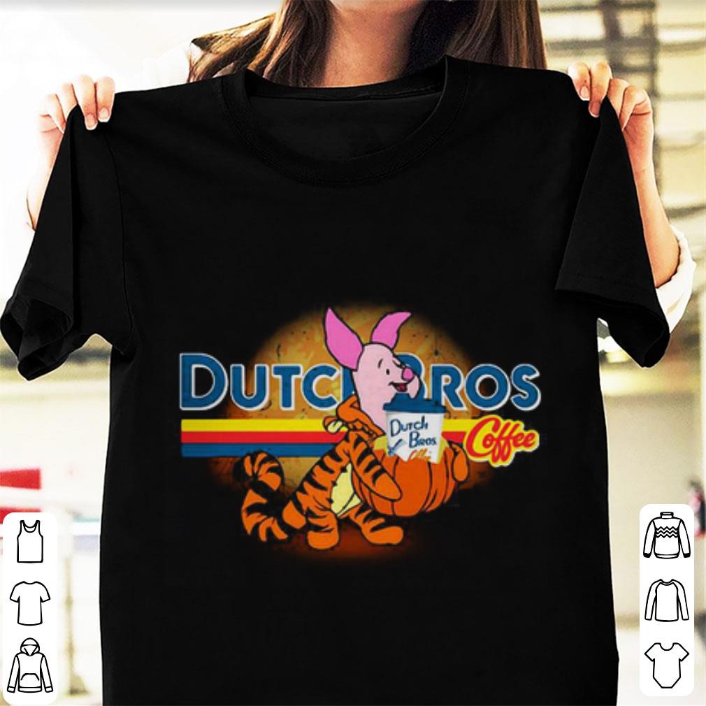 Official Piglet Drinking Dutch Bros Coffee shirt 1 - Official Piglet Drinking Dutch Bros Coffee shirt