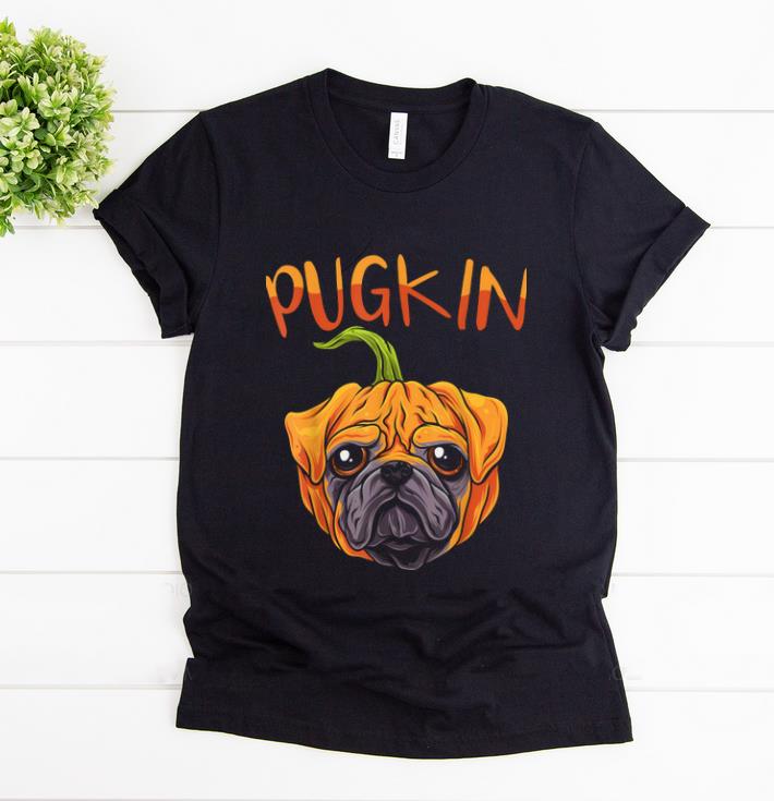 Official Pugkin Funny Pumpkin Pug Dog Halloween Kids Boys shirt 1 - Official Pugkin Funny Pumpkin & Pug Dog Halloween Kids Boys shirt