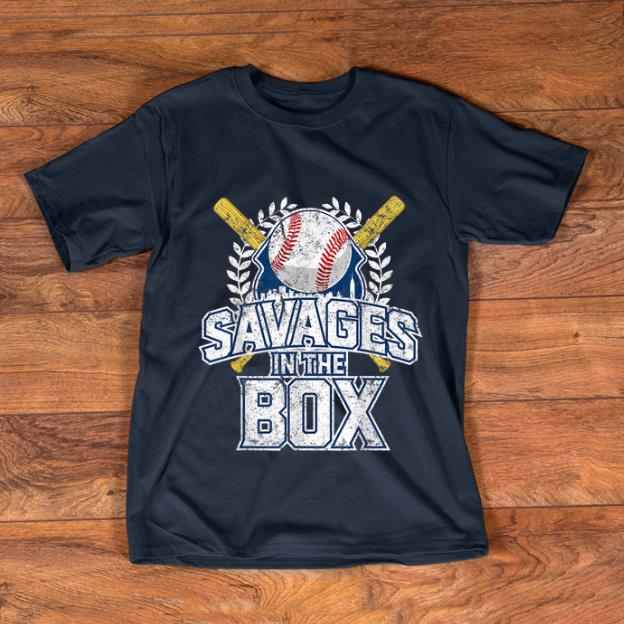 Official Savages In The Box Baseball shirt 1 - Official Savages In The Box Baseball shirt