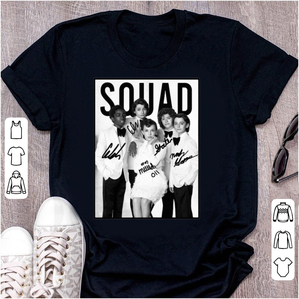 Official Stranger Things 3 Squad Signatures shirt 1 - Official Stranger Things 3 Squad Signatures shirt