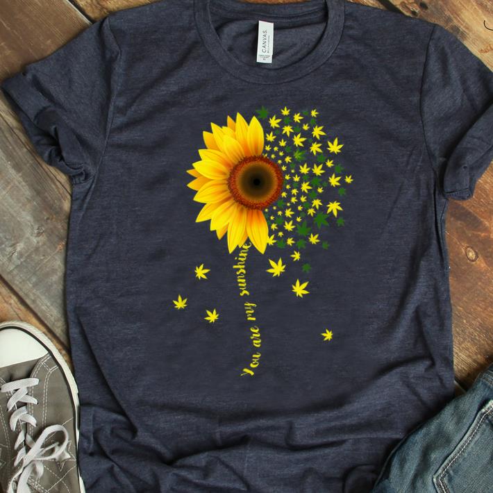 Official Sunflower Cannabis Weed Leaf Lover Marijuana shirt 1 - Official Sunflower Cannabis Weed Leaf Lover Marijuana shirt