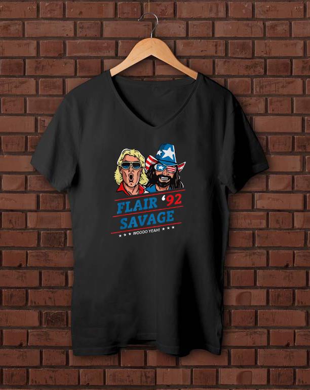 Official Vintage Flair 92 Savage Woo Yeah shirts 1 - Official Vintage Flair '92 Savage Woo Yeah shirts
