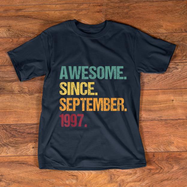 Original Awesome Since September 1997 Vintage shirt 1 - Original Awesome Since September 1997 Vintage shirt