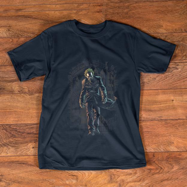 Original Batman Joker Leaves Arkham shirt 1 - Original Batman Joker Leaves Arkham shirt