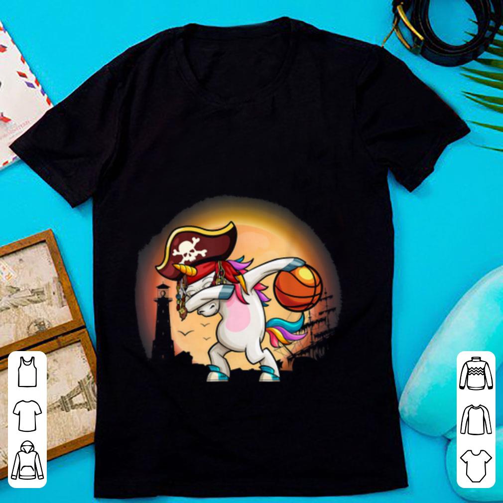 Original Dabbing Unicorn With Basketball Halloween Costume shirt 1 - Original Dabbing Unicorn With Basketball Halloween Costume shirt