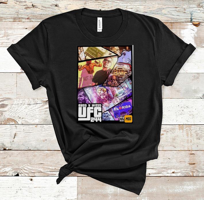 Original East And West UFC 244 Florida Nate Diaz Vs Jorge Masvidal shirt 1 - Original East And West UFC 244 Florida Nate Diaz Vs Jorge Masvidal shirt