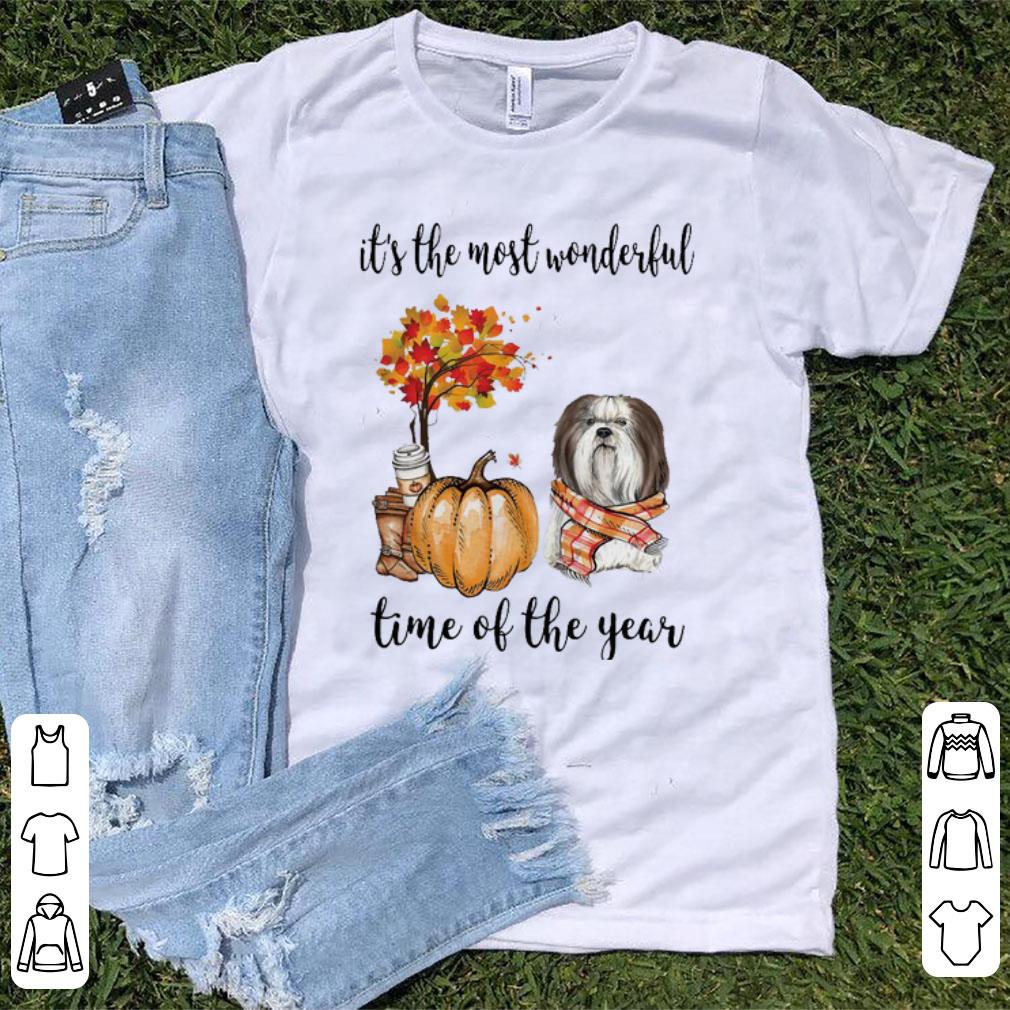 Original Lhasa Apso It s The Most Wonderful Time Of The Year Autumn shirt 1 - Original Lhasa Apso It’s The Most Wonderful Time Of The Year Autumn shirt