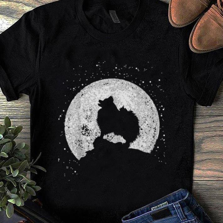 Original Pomeranian And Moon Halloween shirt 1 - Original Pomeranian And Moon Halloween shirt