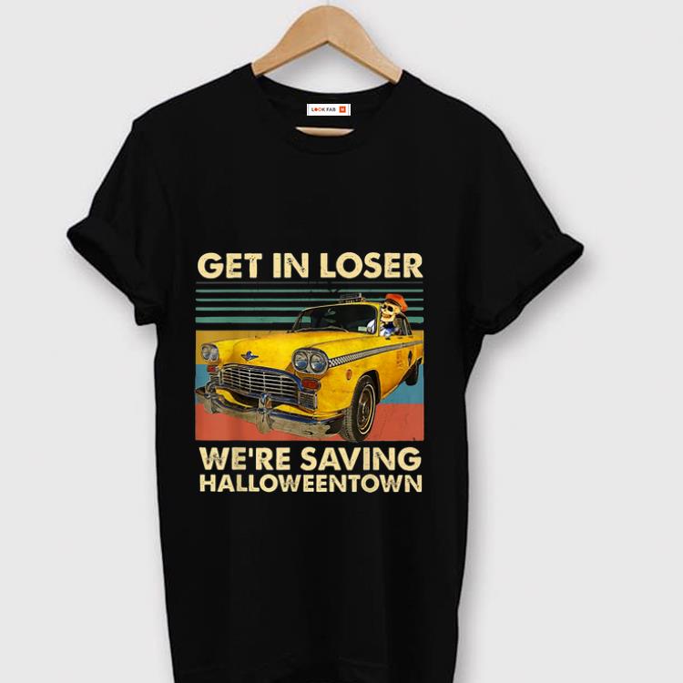 Original Skull Car Get in loser we re saving Halloweentown vintage shirt 1 - Original Skull Car Get in loser we're saving Halloweentown vintage shirt