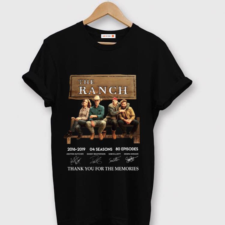 Original The Ranch 04 Seasons 80 Episodes Signature shirt 1 - Original The Ranch 04 Seasons 80 Episodes Signature shirt