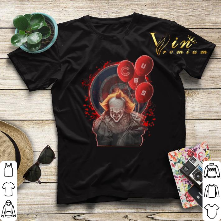 Pennywise It holding balloon Chicago Cubs shirt sweater Pennywise It holding balloon Chicago Cubs shirt sweater 4 - Pennywise It holding balloon Chicago Cubs shirt sweater