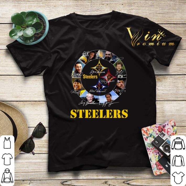 Pittsburgh Steelers Logo Signatures shirt 4 - Pittsburgh Steelers Logo Signatures shirt