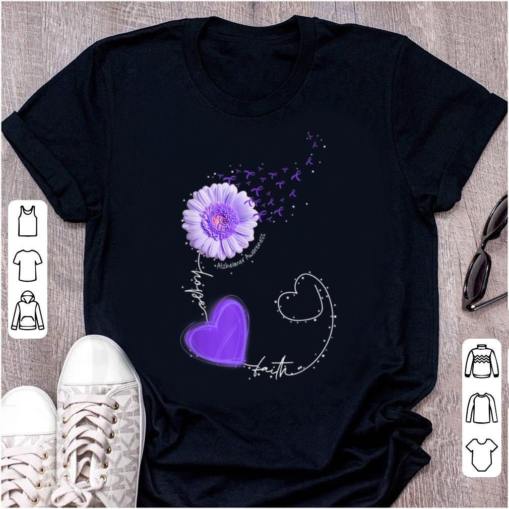 Premium Faith Hope Love Alzheimer Awareness shirt 1 - Premium Faith Hope Love Alzheimer Awareness shirt