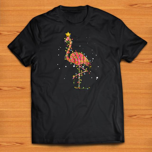 Premium Flamingo Christmas Lights shirts 1 - Premium Flamingo Christmas Lights shirts