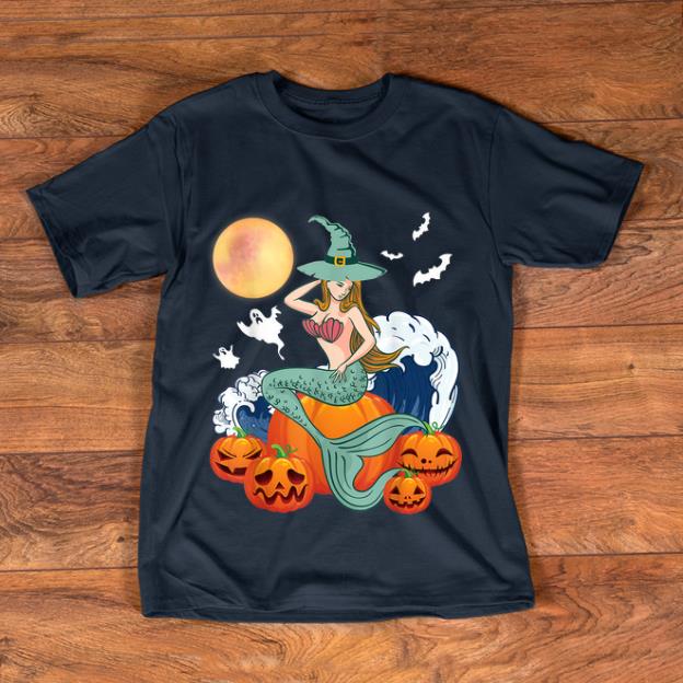 Premium Happy Halloween Pumpkin Ghost Mermaid Witch Scary Moon shirt 1 - Premium Happy Halloween Pumpkin Ghost Mermaid Witch Scary Moon shirt