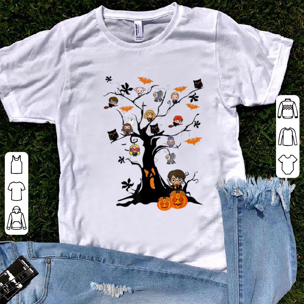 Premium Harry Potter Character On Tree Horror Halloween Tree shirt 1 - Premium Harry Potter Character On Tree Horror Halloween Tree shirt