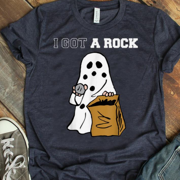 Premium I Got A Rock Charlie Brown s Ghost Halloween shirt 1 - Premium I Got A Rock Charlie Brown's Ghost Halloween shirt