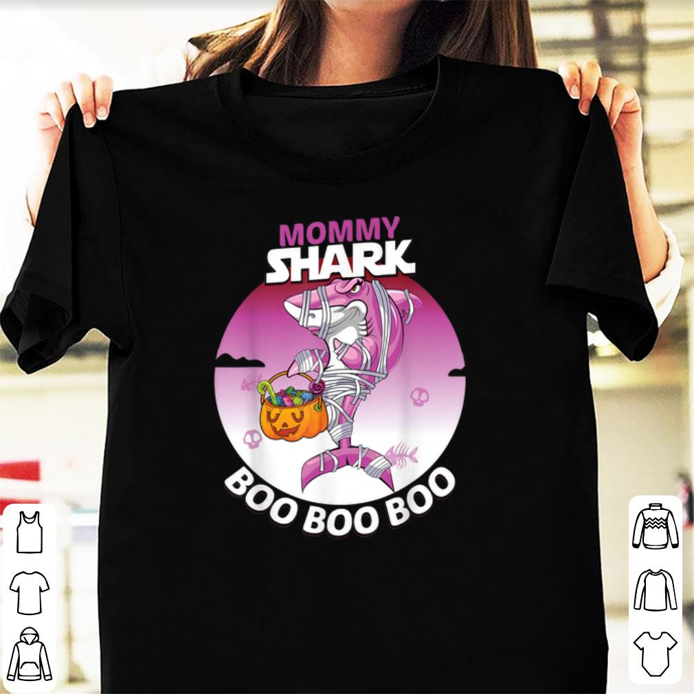 Premium Mommy Shark Boo Boo Boo Family Shark Halloween shirt 1 - Premium Mommy Shark Boo Boo Boo Family Shark Halloween shirt