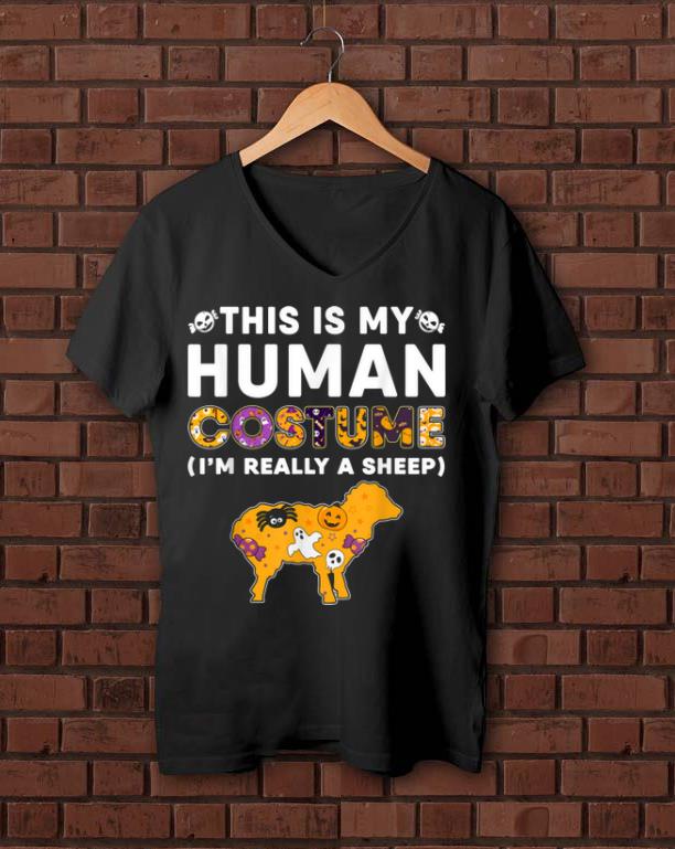 Premium This Is My Human Sheep Halloween Costume shirt 1 - Premium This Is My Human Sheep Halloween Costume shirt