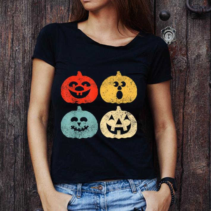 Premium Vintage Halloween Pumpkin Women Men Kids Funny Retro shirt 1 - Premium Vintage Halloween Pumpkin Women, Men, Kids, Funny Retro shirt