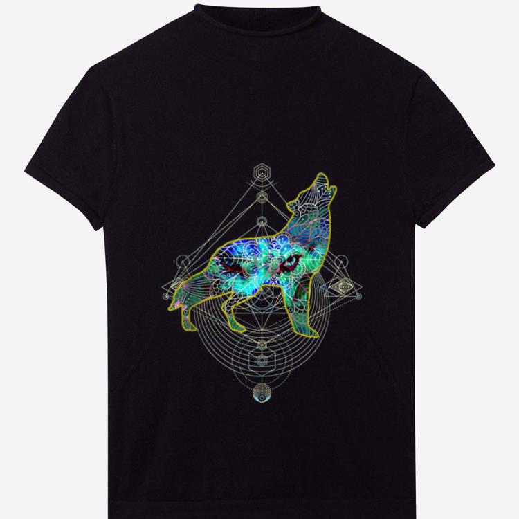 Premium Wolf Eye Geometric Mandala Pattern shirt 1 - Premium Wolf Eye Geometric Mandala Pattern shirt