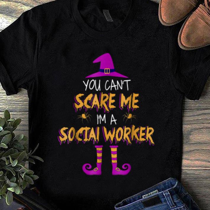 Premium You Can t Scare Me I m Social Worker Halloween shirt 1 - Premium You Can't Scare Me I'm Social Worker Halloween shirt