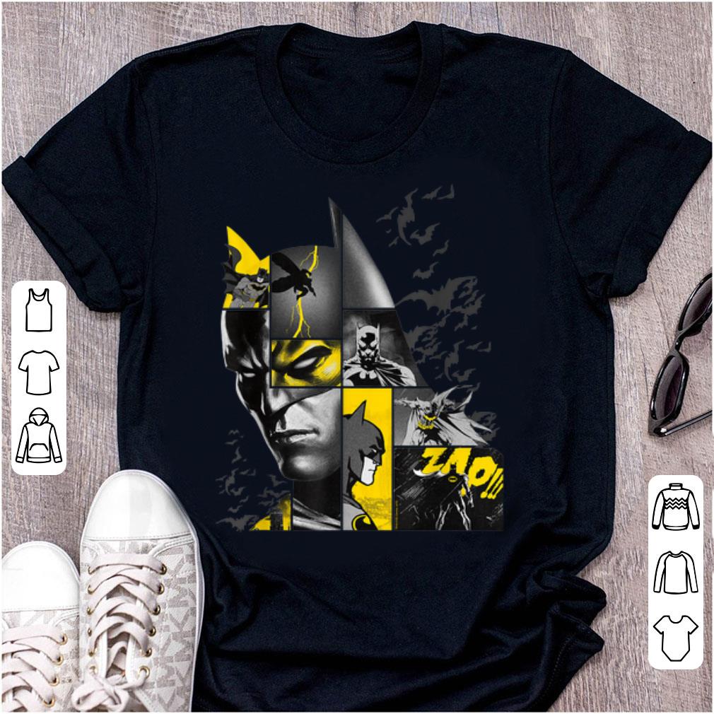 Pretty Batman 80 Years Bat Panels Dark shirt 1 - Pretty Batman 80 Years Bat Panels Dark shirt