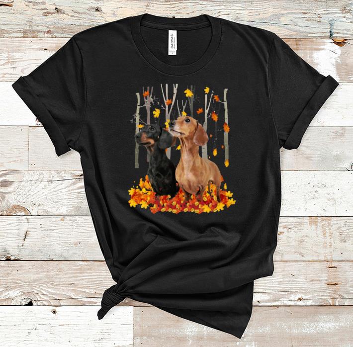 Pretty Dachshund autumn forest shirts 1 - Pretty Dachshund autumn forest shirts