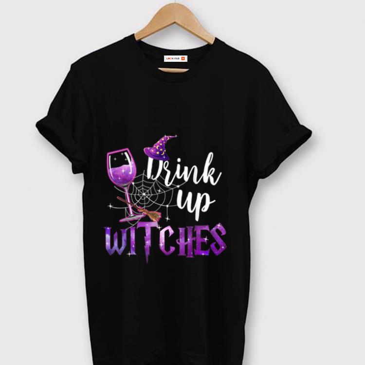 Pretty Drink Up Witches Halloween Drinking Witch And Wine shirt 1 - Pretty Drink Up Witches Halloween Drinking Witch And Wine shirt