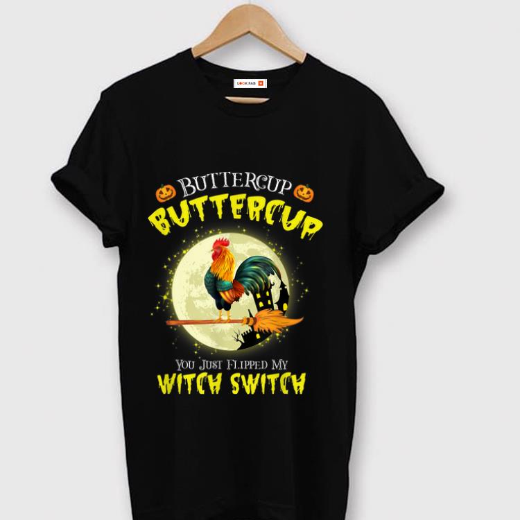 Pretty Roll over image to zoom in DTR Halloween Gift T shirt Buckle Up Buttercup You Just Flipped My Witch Switch Chicken shirt 1 - Pretty Roll over image to zoom in DTR Halloween Gift T-shirt Buckle Up Buttercup You Just Flipped My Witch Switch Chicken shirt