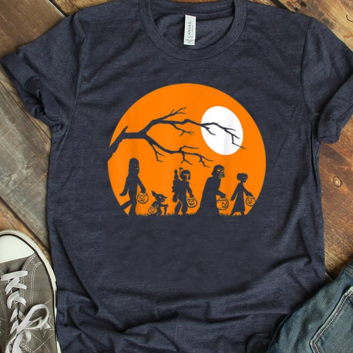 Pretty Star Wars Trick Or Treat Halloween Silhouette shirt 1 - Pretty Star Wars Trick Or Treat Halloween Silhouette shirt