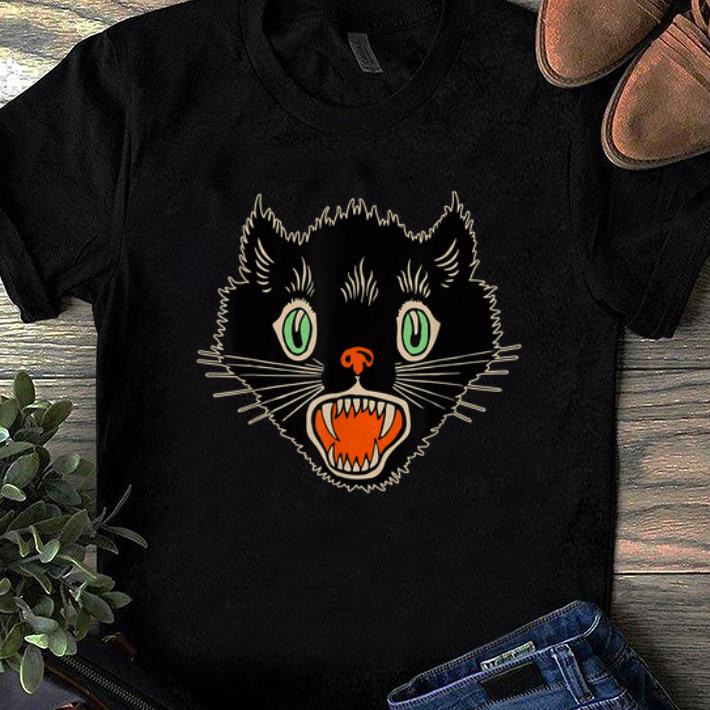 Pretty Vintage Halloween Scary Black Cat Horror shirts 1 - Pretty Vintage Halloween Scary Black Cat Horror shirts