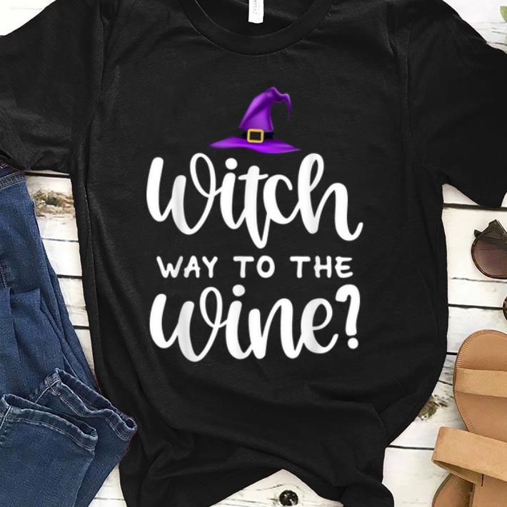 Pretty Witch Way To The Wine Funny Halloween shirt 1 - Pretty Witch Way To The Wine Funny Halloween shirt