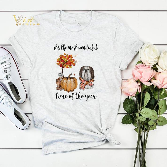 Shih Tzu it s the most wonderful time of the year shirt sweater 4 - Shih Tzu it's the most wonderful time of the year shirt sweater