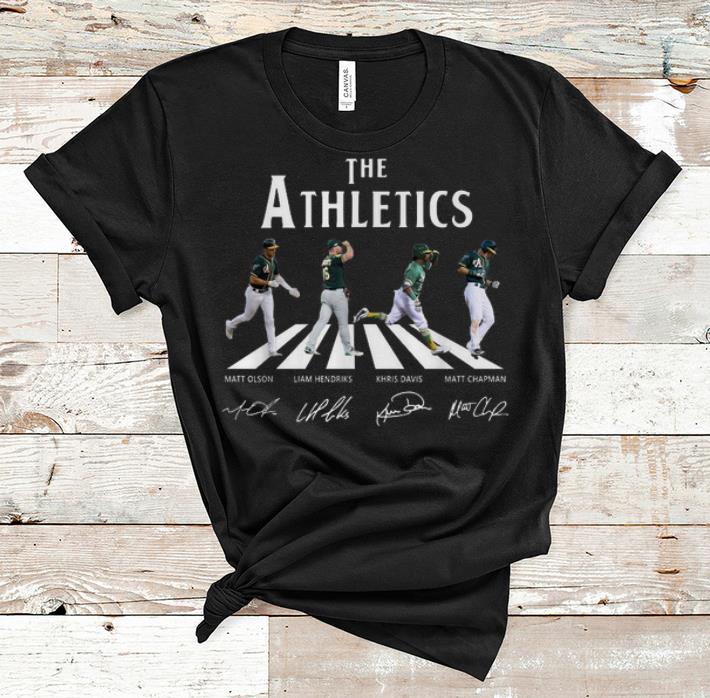 Top Abbey Road The Athletics signature shirt 1 - Top Abbey Road The Athletics signature shirt