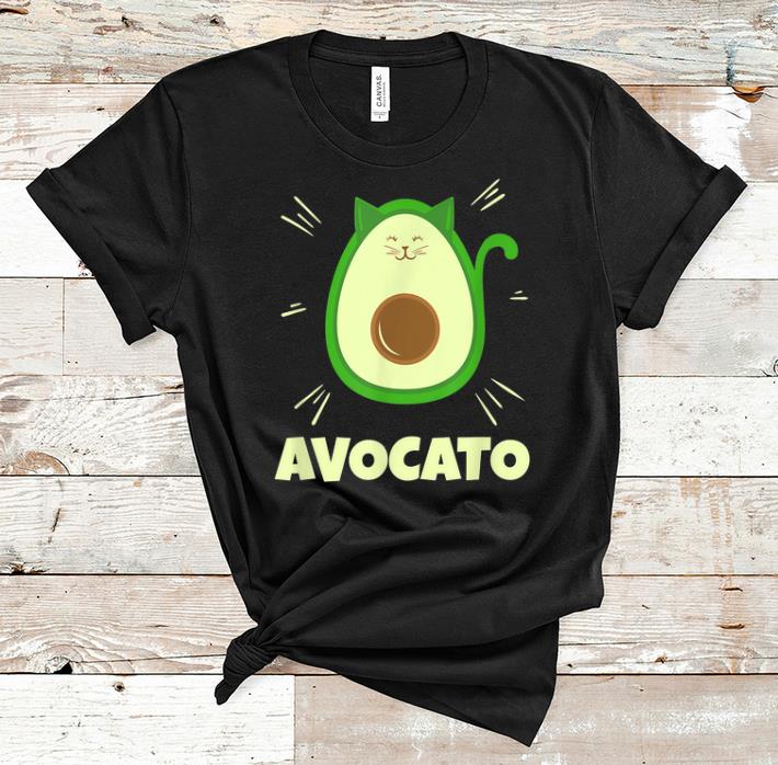 Top Avocado Cat Kawaii shirt 1 - Top Avocado Cat Kawaii shirt